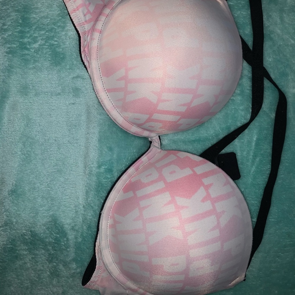 Pink push up bras